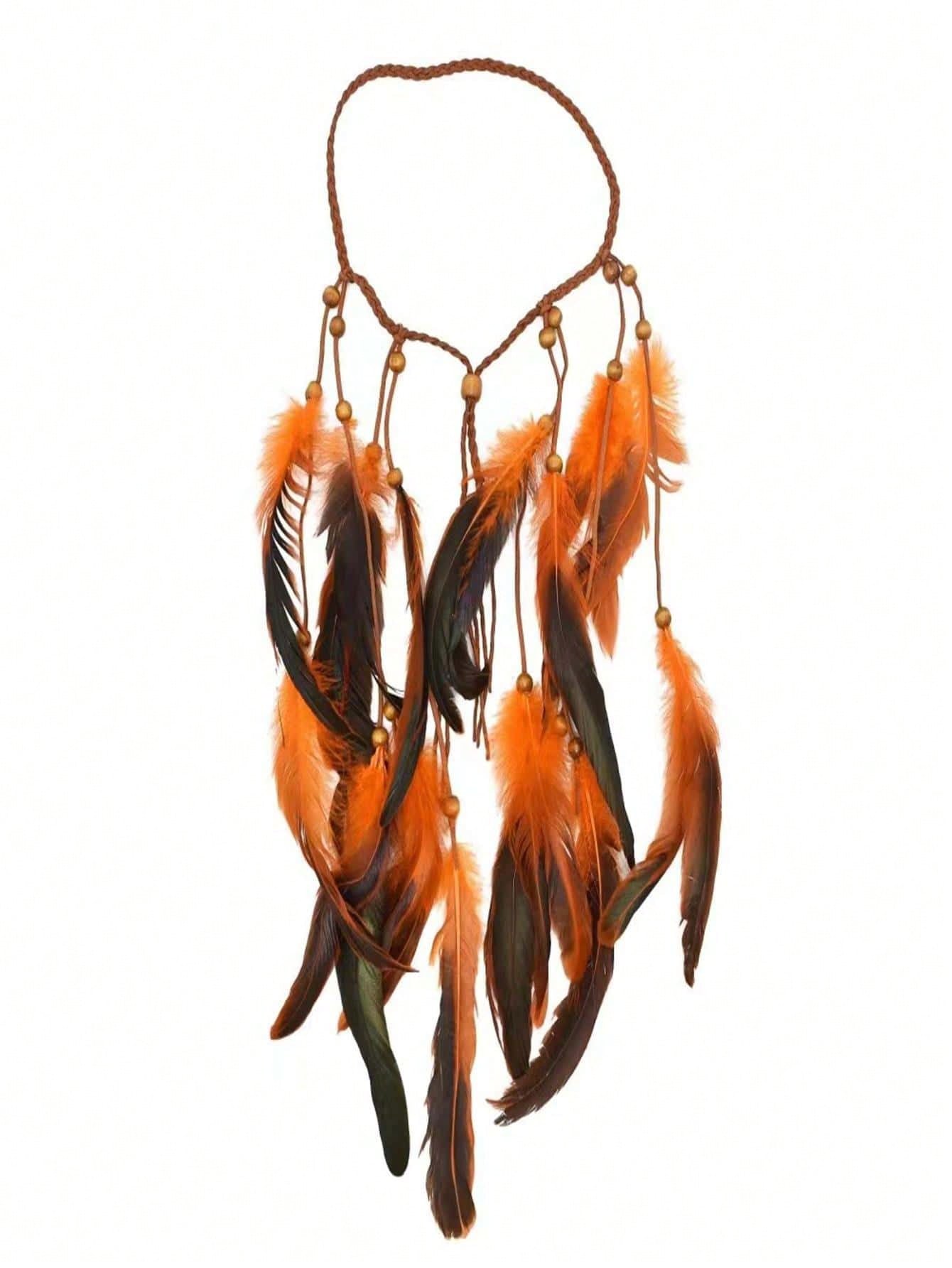 Ethnic Fashion Girls - 1pcs Bohemian Ethnic Fashion Feather Adjustable