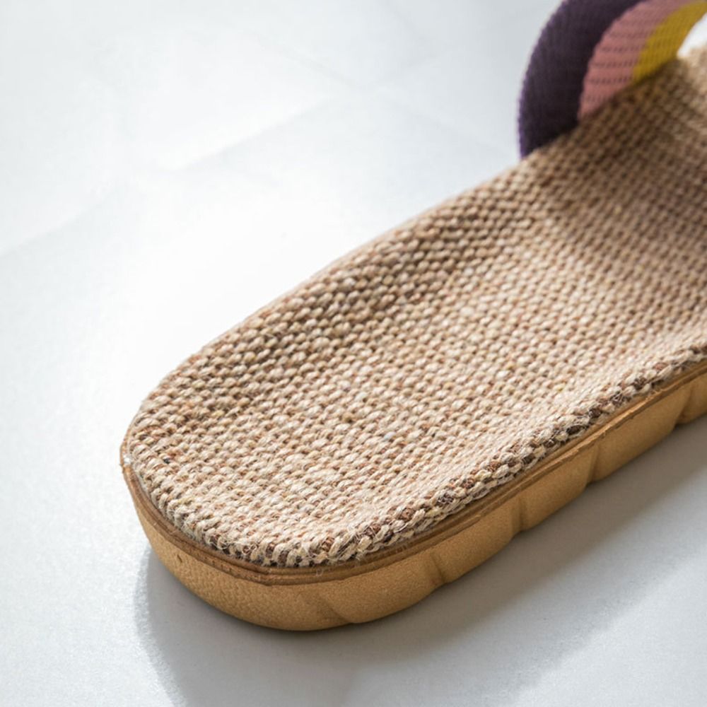 Ethnic Fashion For Men - Fashion Ethnic Style Linen Cross Slippers
