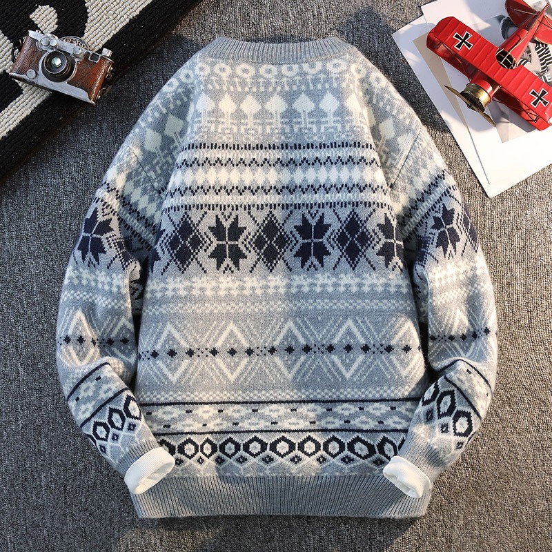 Men's Autumn and Winter Pullov - Ethnic Fashion For Men 评论和价格