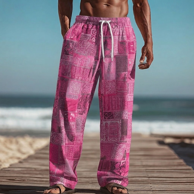 Summer Fashion Retro Ethnic Tr - Ethnic Fashion For Men 评论和价格