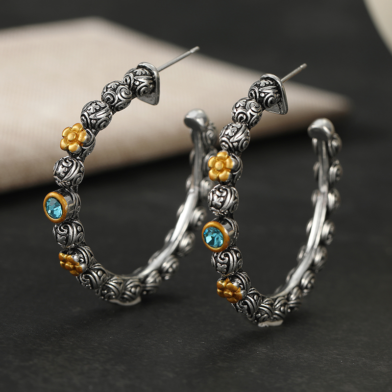 Ethnic Style Vintage Blue Synt - Ethnic Chic Fashion 评论和价格