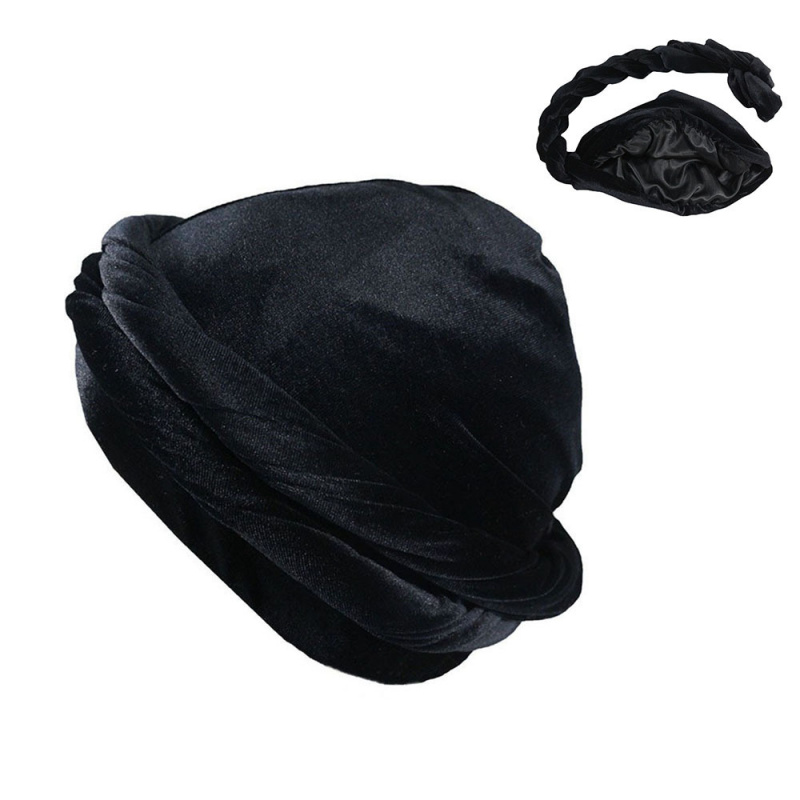 Solid Color Men's Velvet Head  - Ethnic Fashion For Men 评论和价格