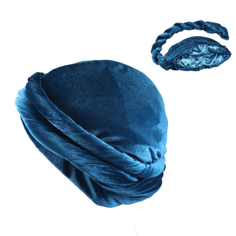 Solid Color Men's Velvet Head  - Ethnic Fashion For Men 评论和价格