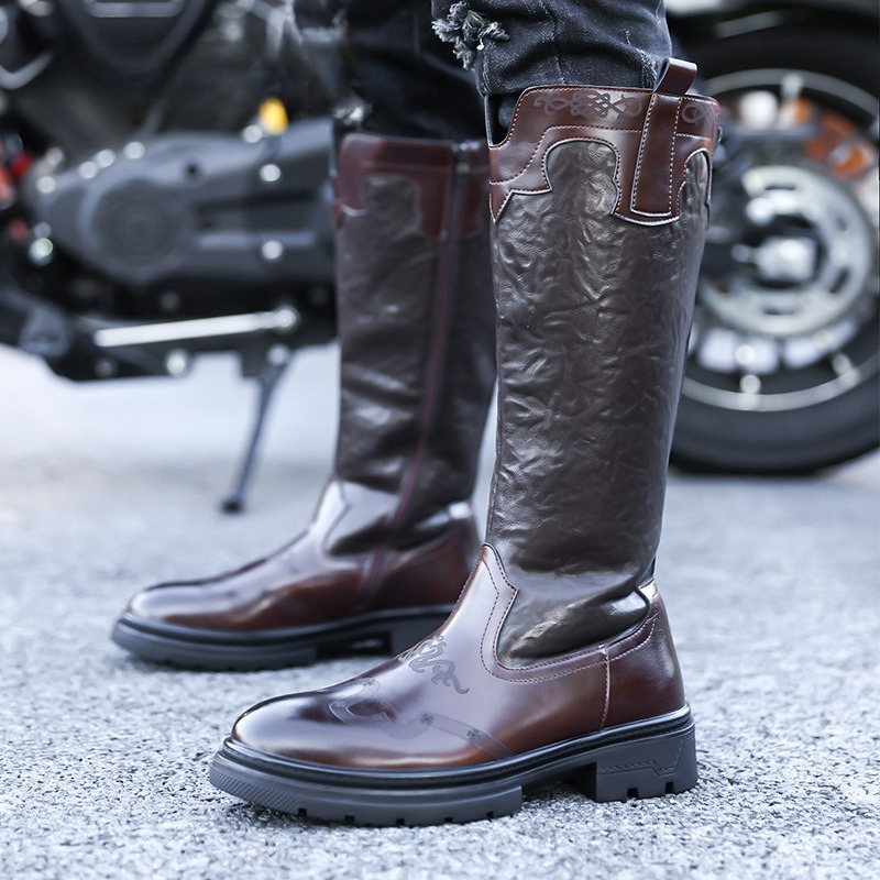 Men's Mid-calf Boots High Qual - Ethnic Fashion For Men 评论和价格
