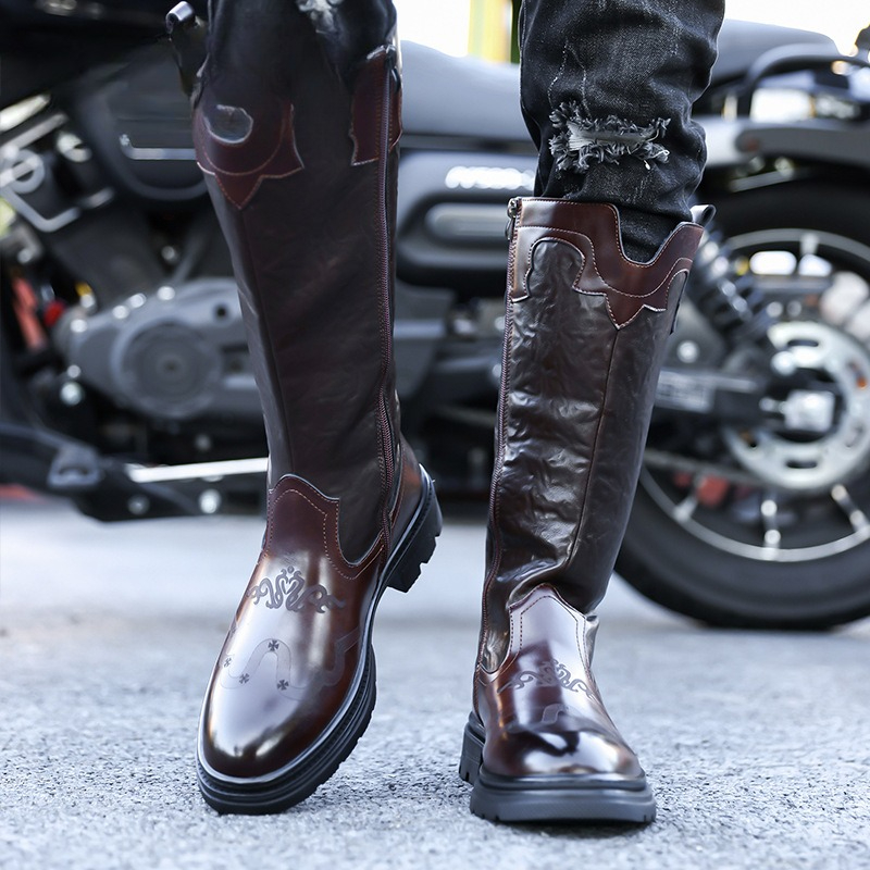 Men's Mid-calf Boots High Qual - Ethnic Fashion For Men 评论和价格