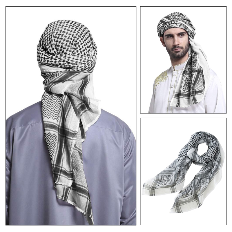 Men Ethnic Headwrap Shemagh Sc - Ethnic Fashion For Men 评论和价格