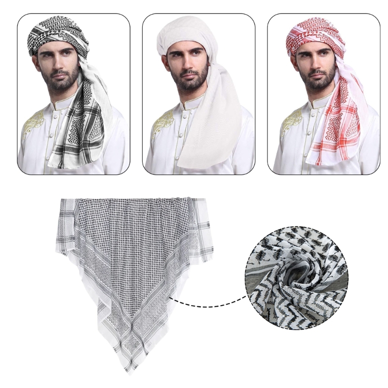 Men Ethnic Headwrap Shemagh Sc - Ethnic Fashion For Men 评论和价格