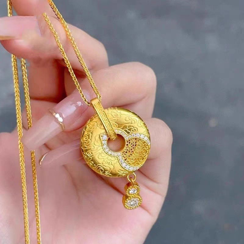 Women's 24K Gold AU999 Fortune - Ethnic Luxe Fashion 评论和价格