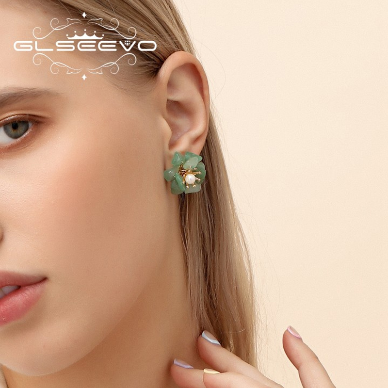 GLSEEVO Natural Pearl 925 Silv - Ethnic Luxe Fashion 评论和价格