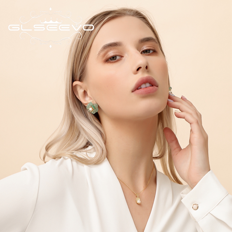GLSEEVO Natural Pearl 925 Silv - Ethnic Luxe Fashion 评论和价格