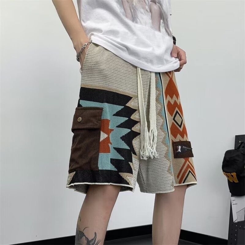 Men Knit Boho Ethnic Vintage B - Ethnic Chic Fashion 评论和价格