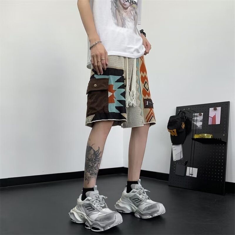 Men Knit Boho Ethnic Vintage B - Ethnic Chic Fashion 评论和价格