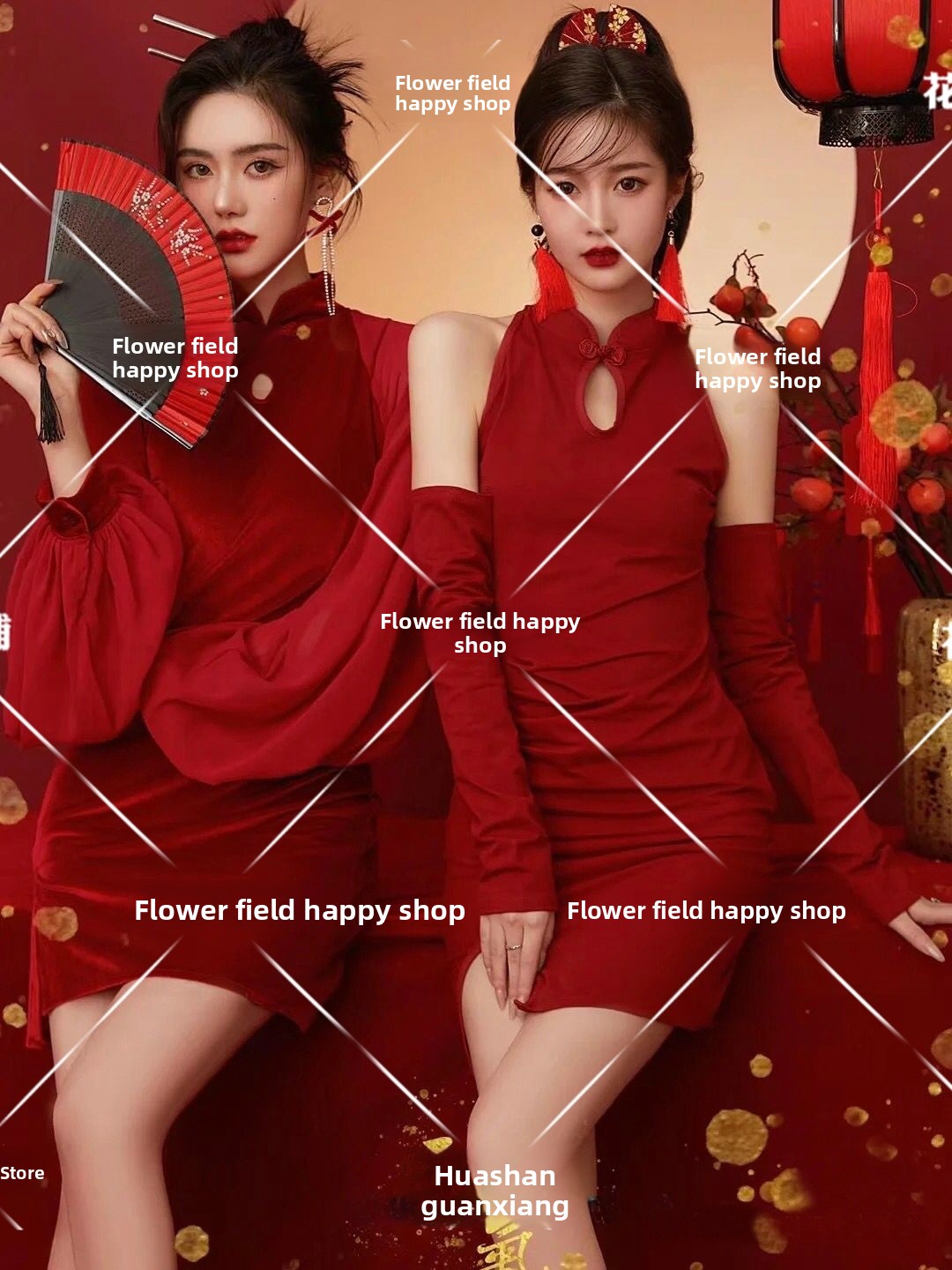 New Year Vintage  Photography  - Ethnic Fashion Girls 评论和价格