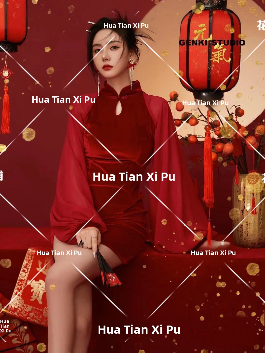 New Year Vintage  Photography  - Ethnic Fashion Girls 评论和价格
