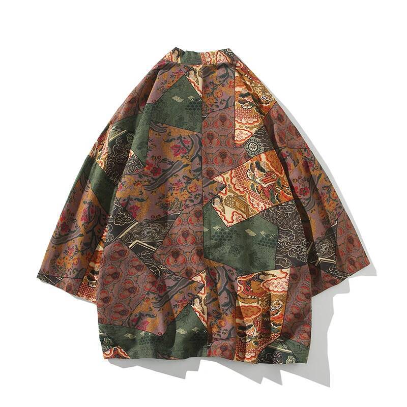 Ethnic Style Print Yukata Men  - Ethnic Fashion For Men 评论和价格