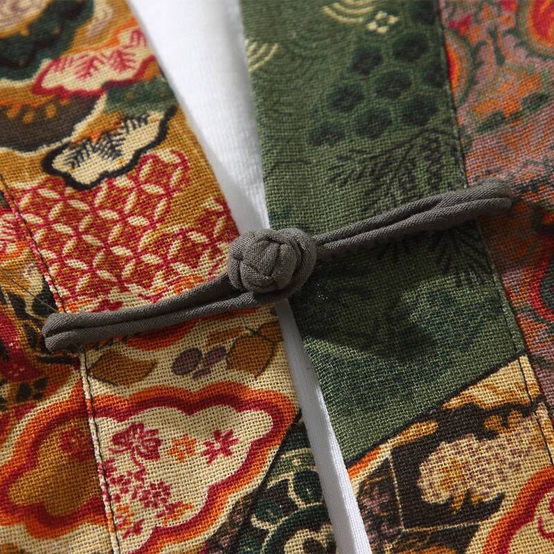 Ethnic Style Print Yukata Men  - Ethnic Fashion For Men 评论和价格